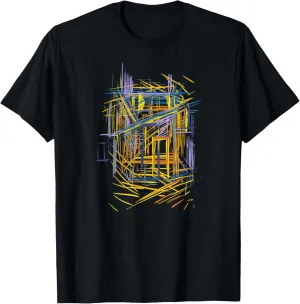 Architecture - Abstract Modern Painting & Wild Style Graphic T-Shirt