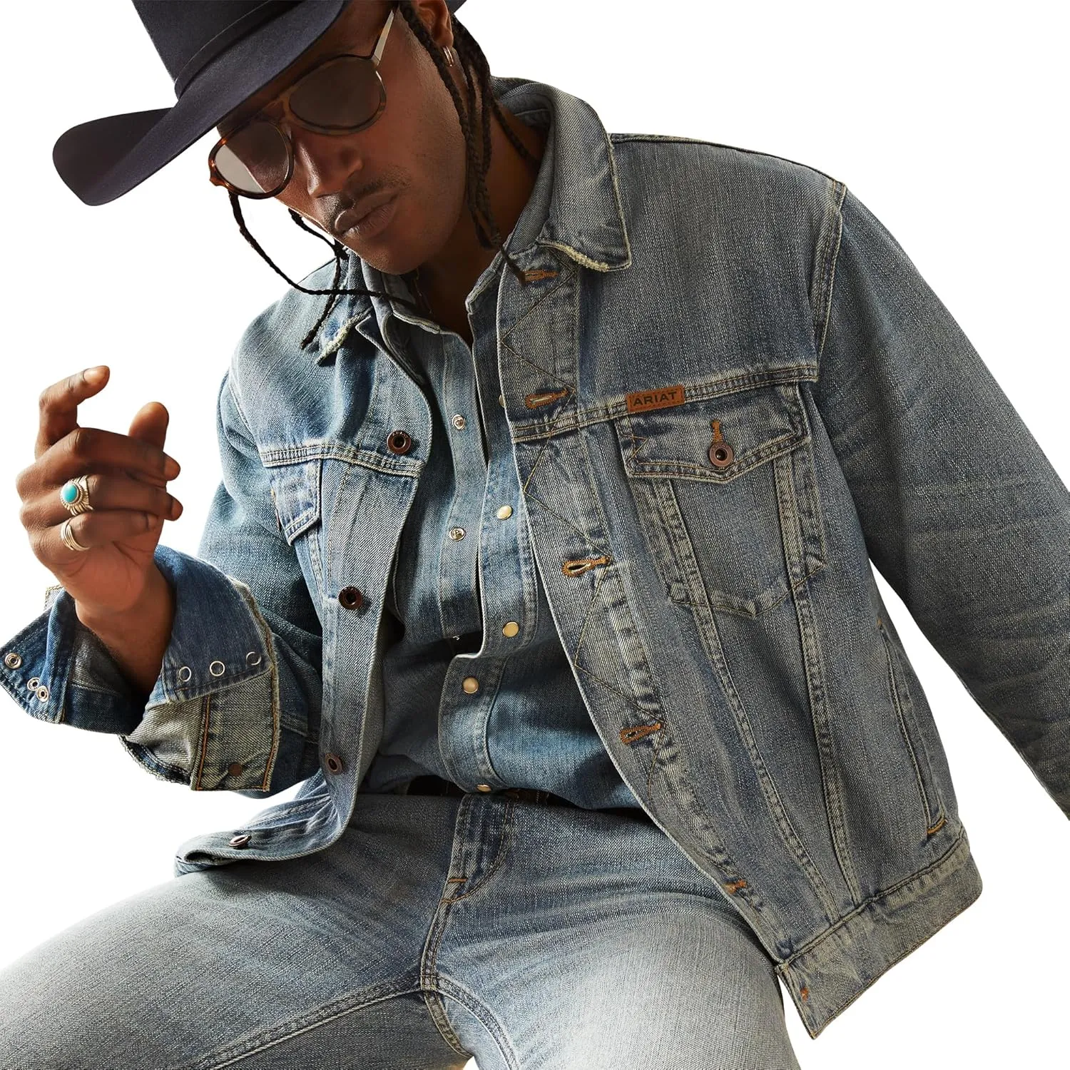 Ariat Men's Yellowstone Hometown Denim Jacket