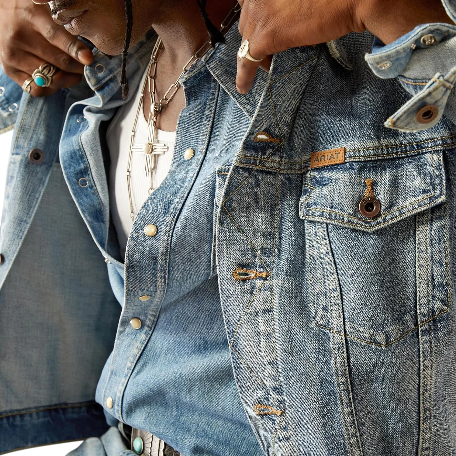 Ariat Men's Yellowstone Hometown Denim Jacket