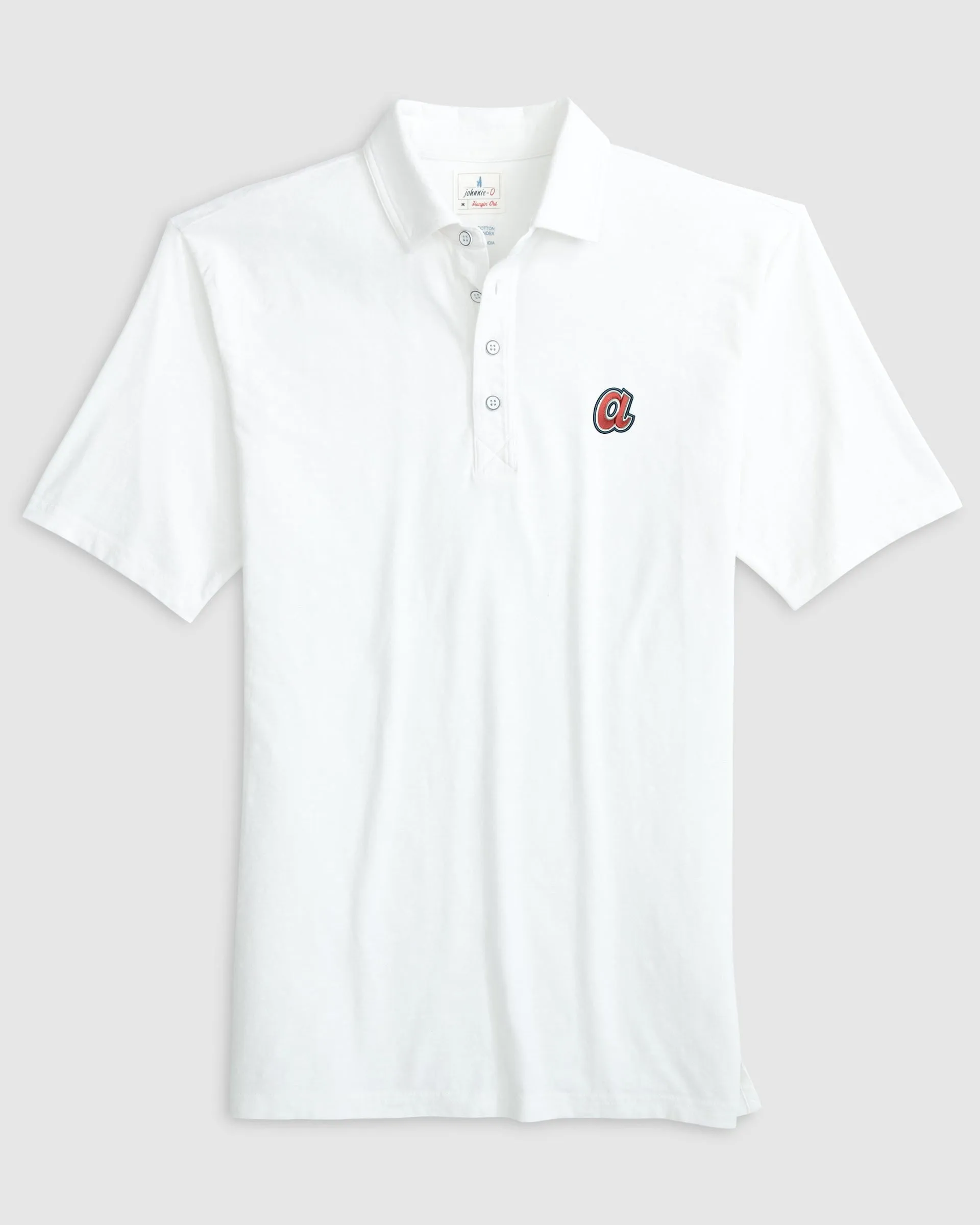 Atlanta Braves Coastal Wash Original Polo - Cooperstown Logo