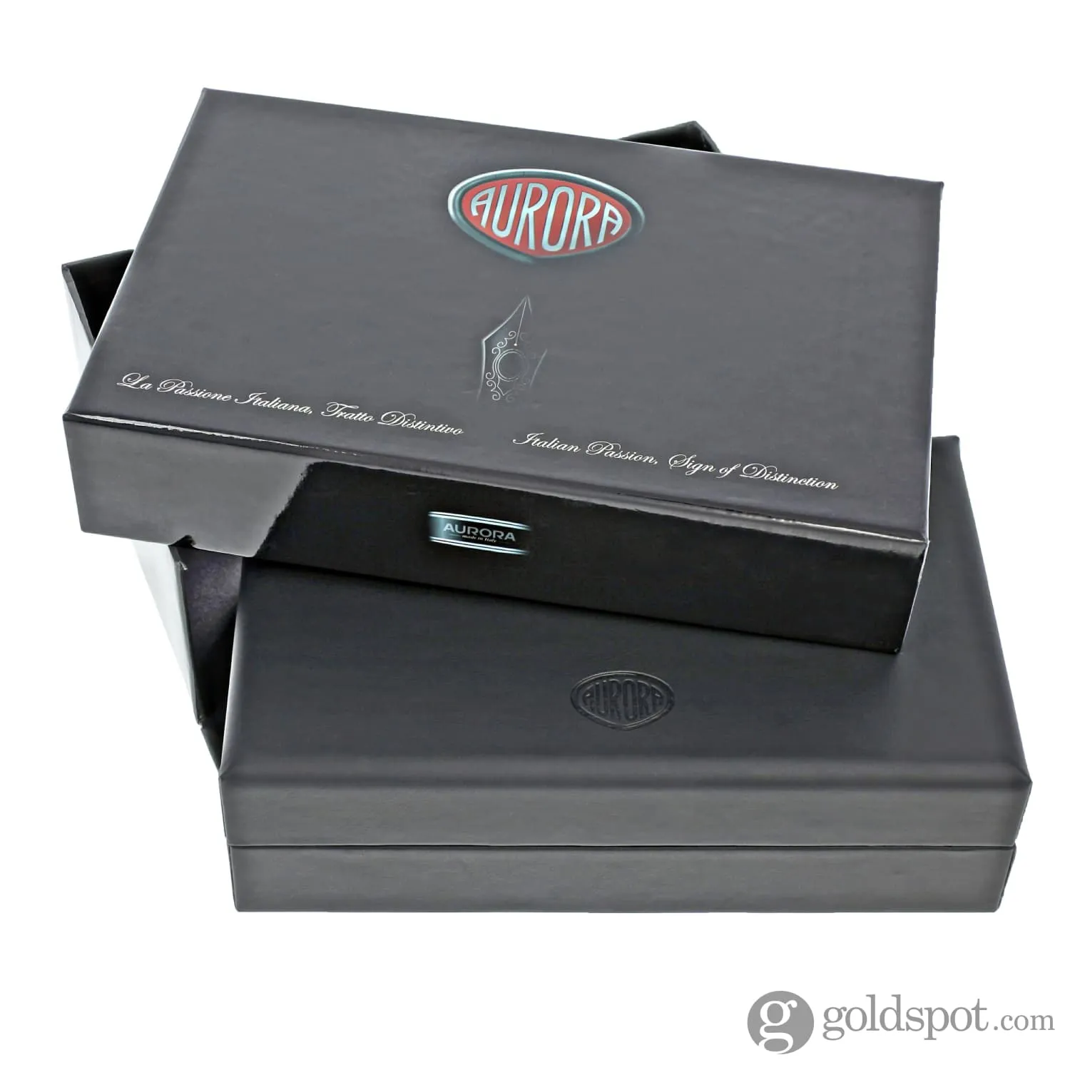 Aurora Optima Rollerball Pen Black Barrel with Solid Silver Cap