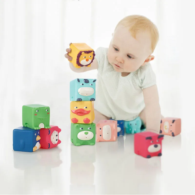 Babycare Animal Squeeze & Stack Block - 2 Styles