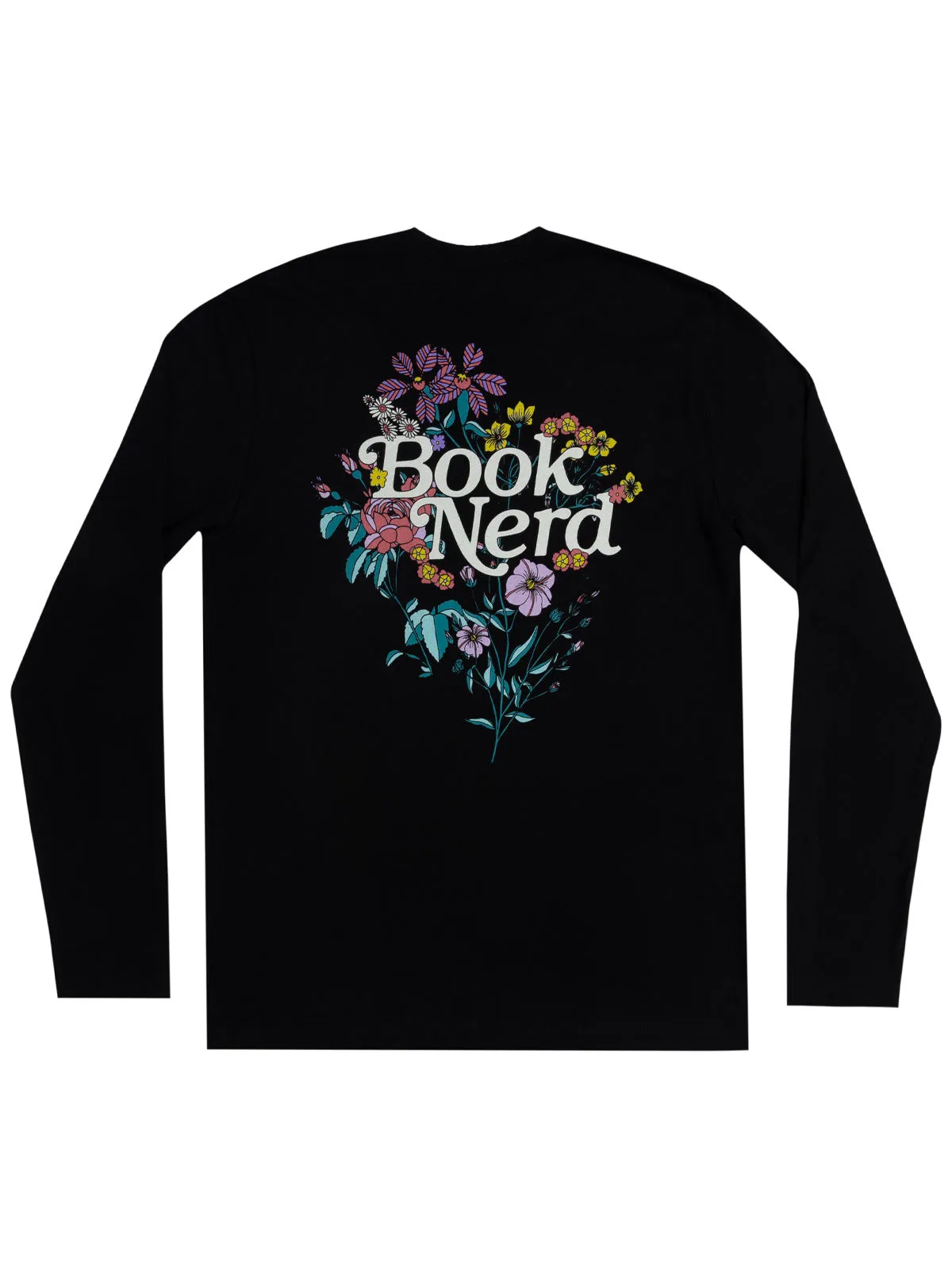 Book Nerd Floral Unisex Long Sleeve