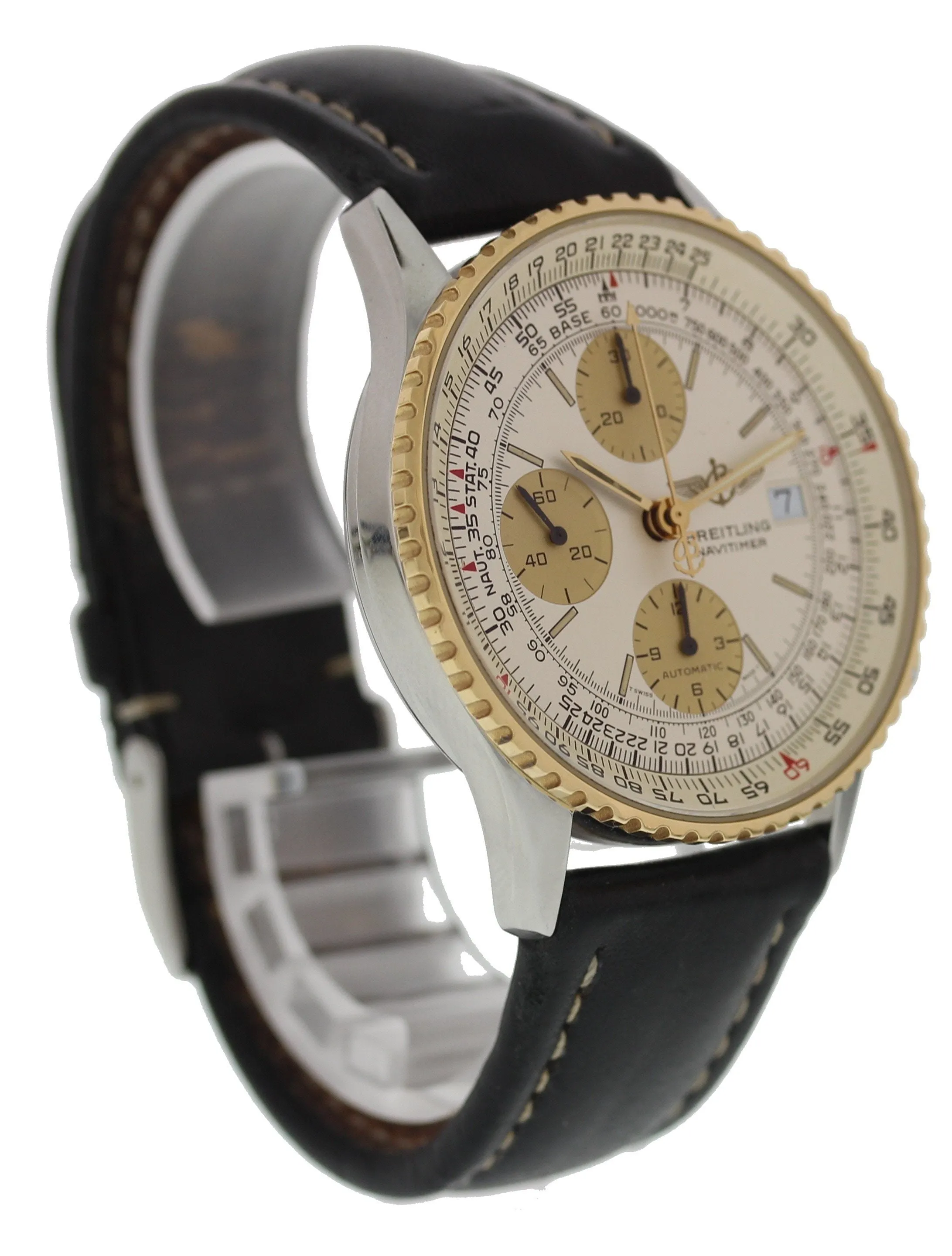 Breitling Old Navitimer II 18k YG/SS D13022