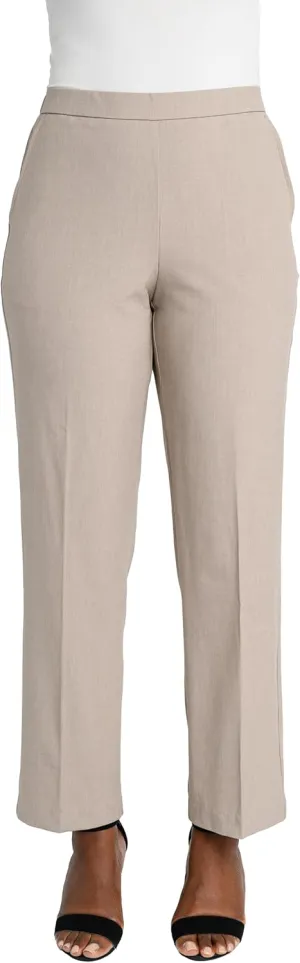 Briggs New York Women's Pull on Dress Pant (Regular Short & Tall Length)