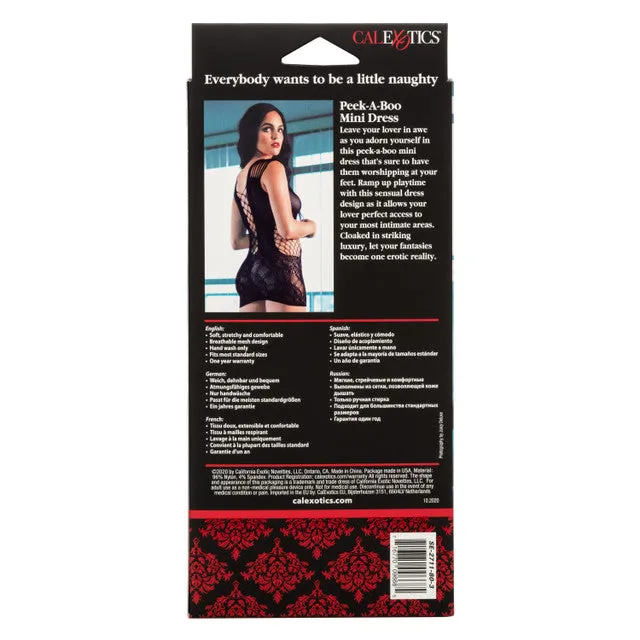 Calexotics Scandal® Peek-A-Boo Mini Dress