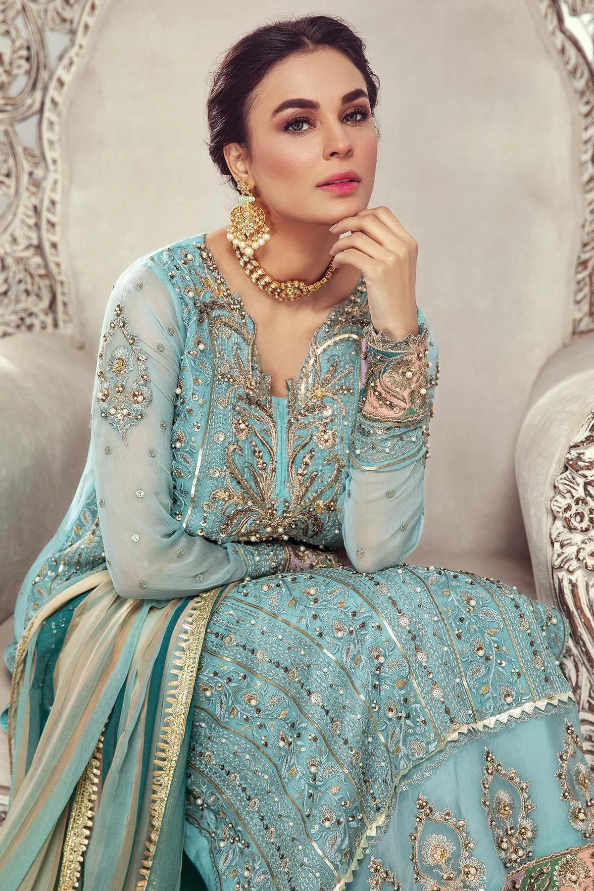 Charizma Dastan-e-Jashn Embroidered Hand Work Chiffon Collection – DJW-09