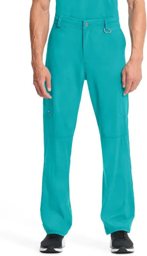 Cherokee Infinity Mens Scrub Pants Modern Fit 6 Pockets Tapered Leg with Drawstring - CK200A