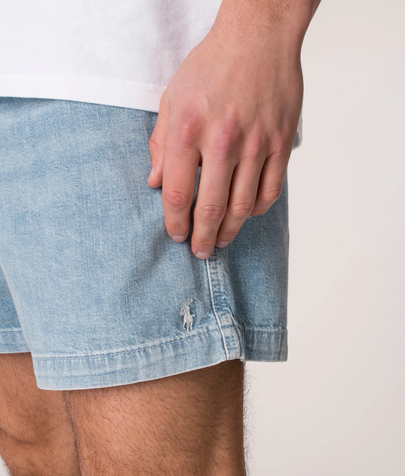 Classic Fit 6.5 Inch Polo Prepster Denim Shorts