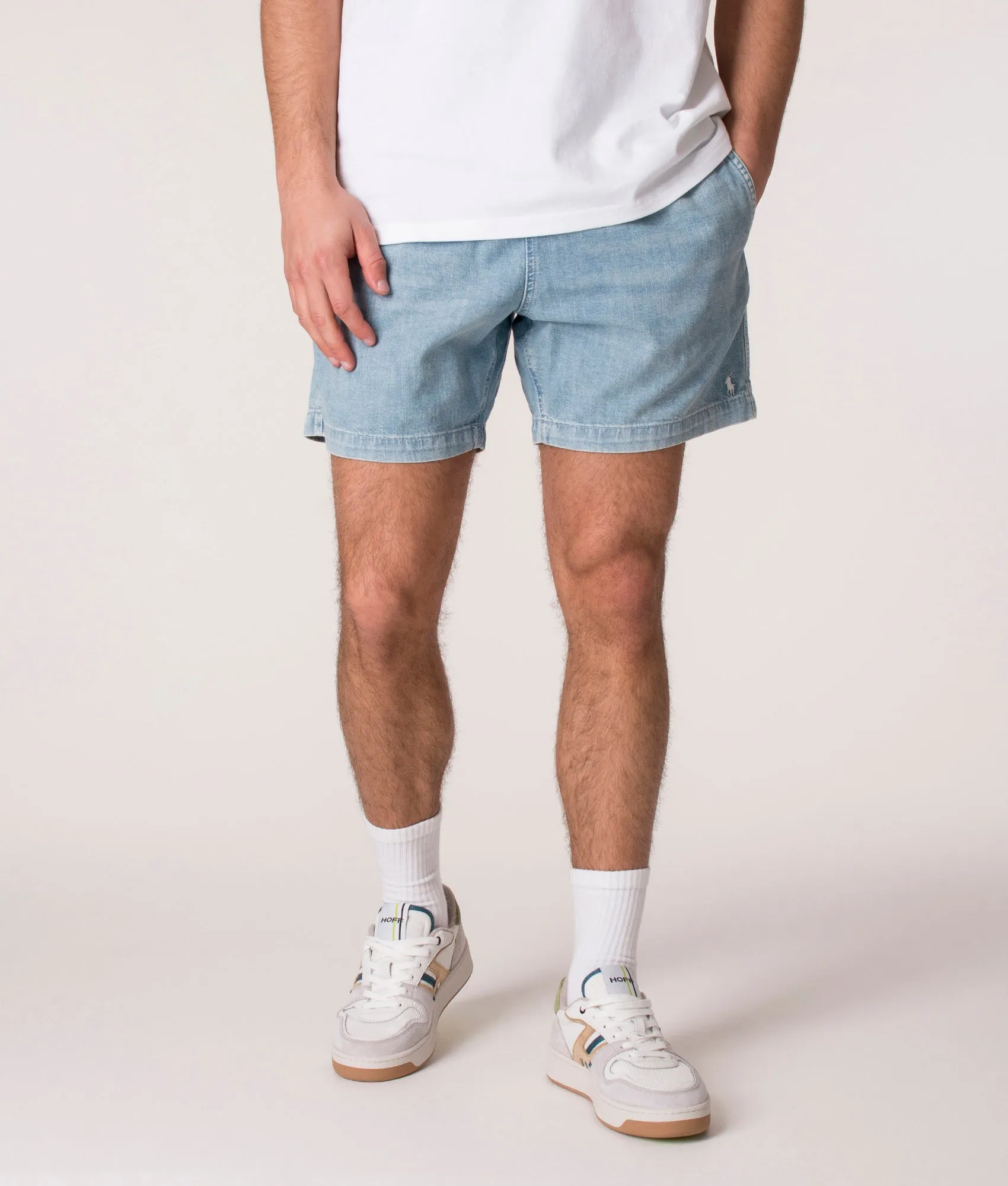 Classic Fit 6.5 Inch Polo Prepster Denim Shorts