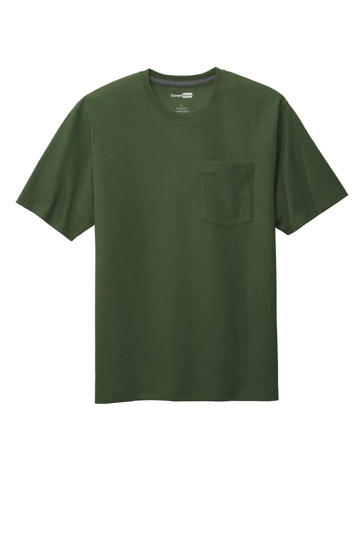 CornerStone Men's Workwear Pocket Tee. CS430