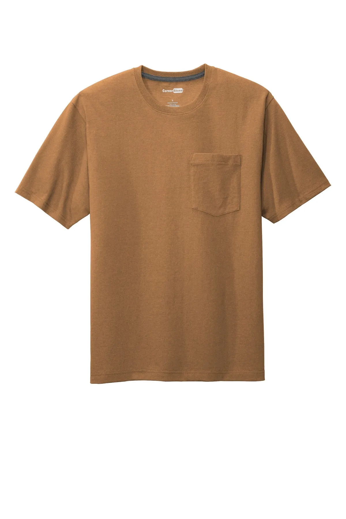 CornerStone Men's Workwear Pocket Tee. CS430