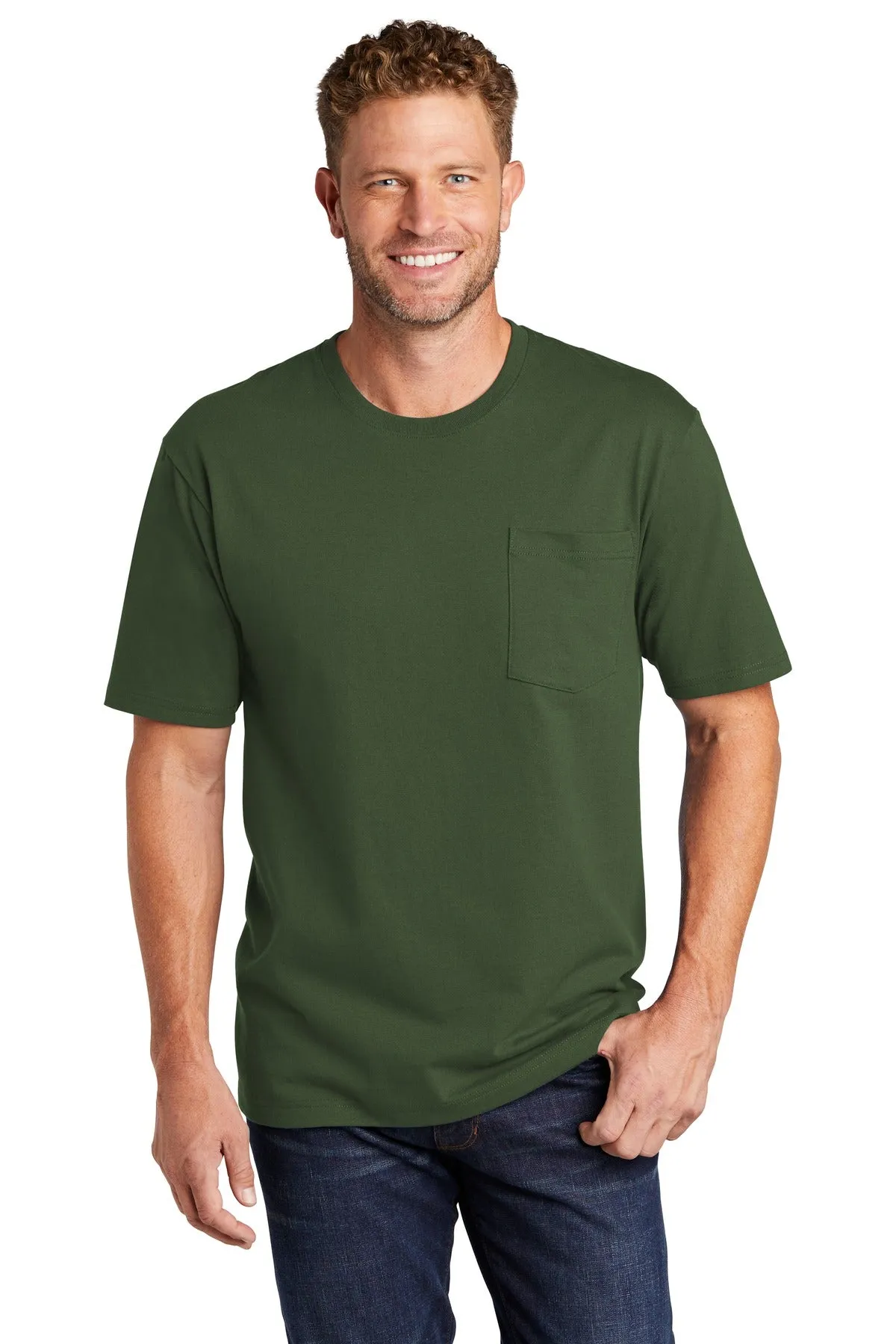CornerStone Men's Workwear Pocket Tee. CS430