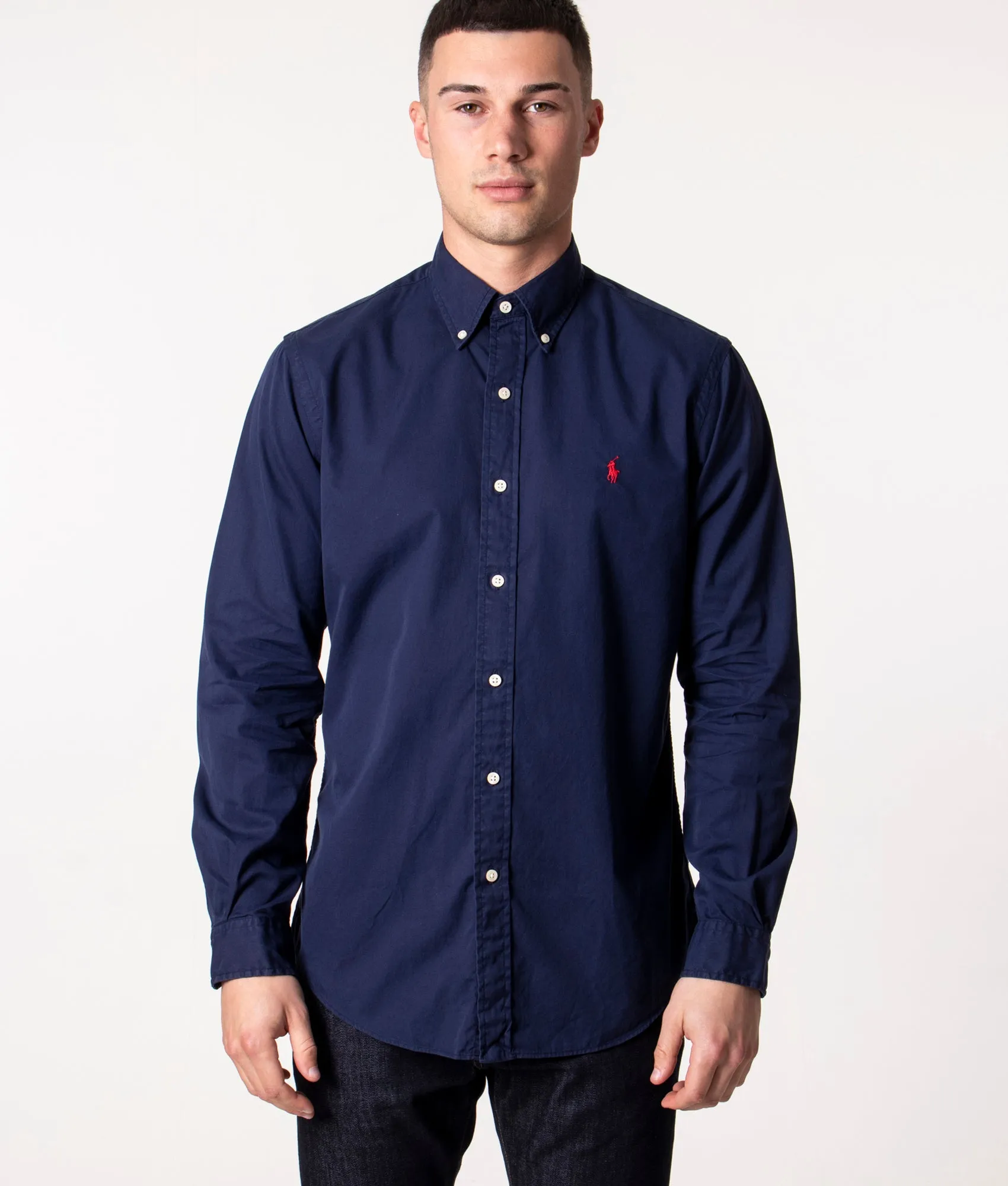 Custom Slim Fit Twill Sport Shirt