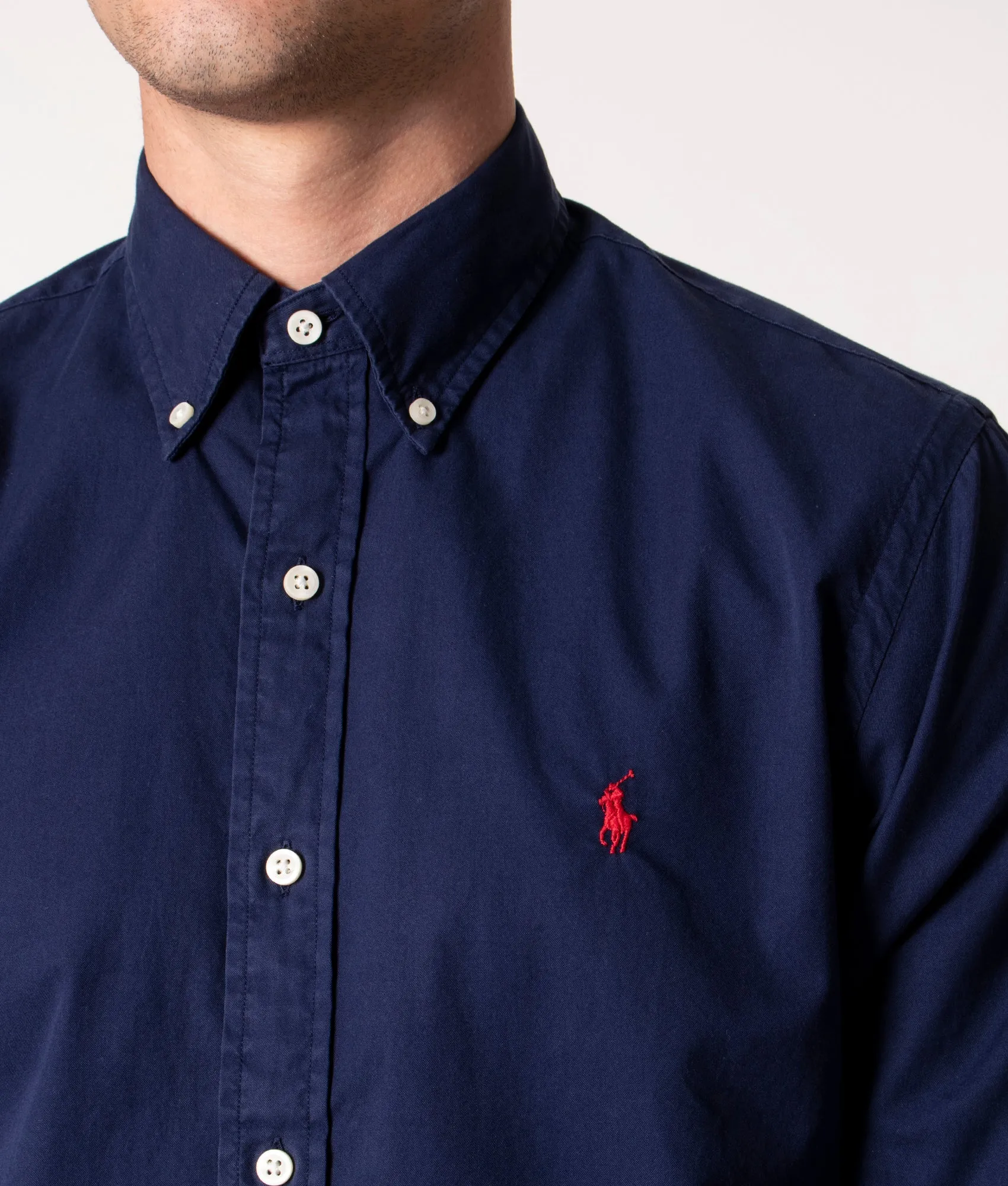 Custom Slim Fit Twill Sport Shirt