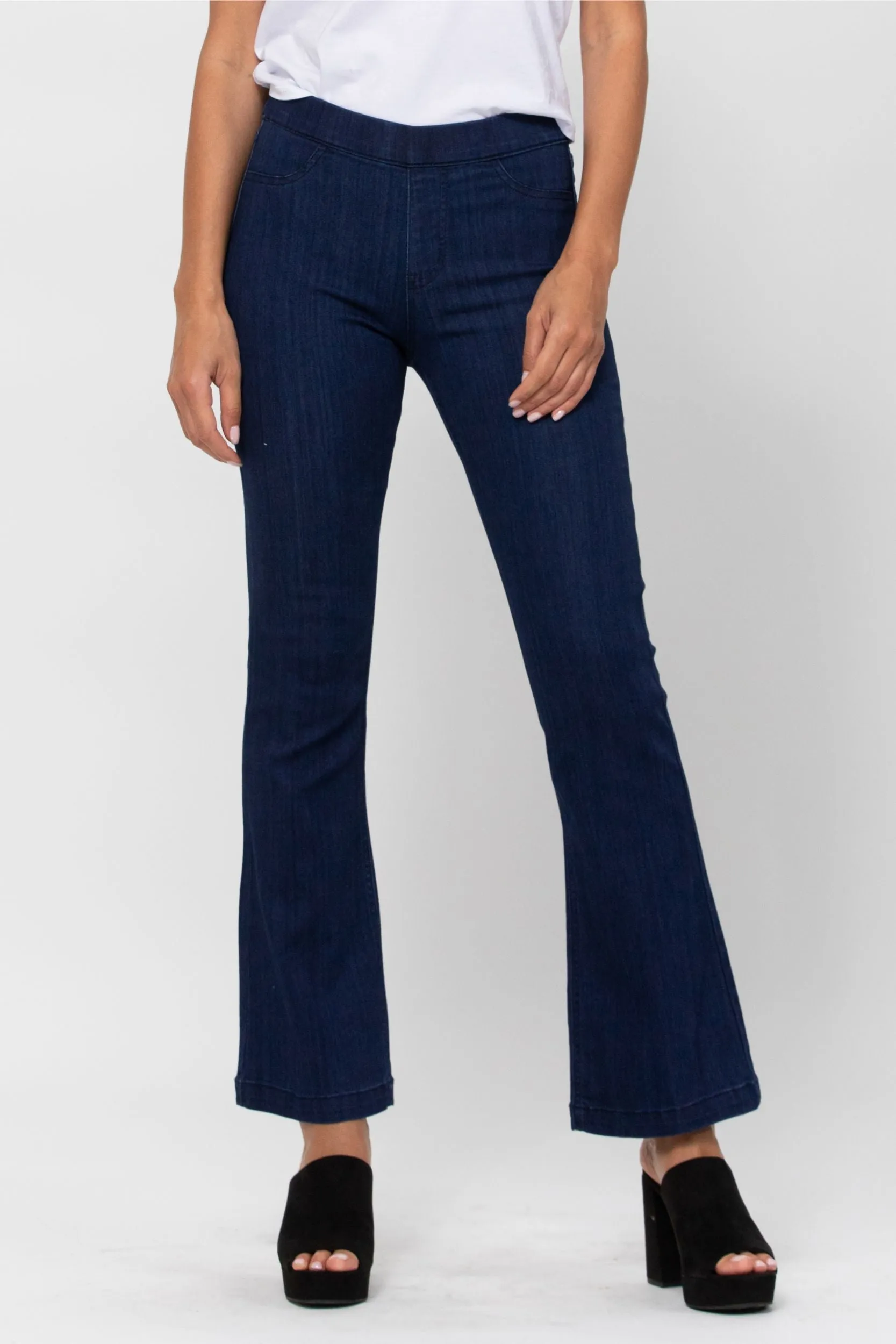 Dark Denim Pull On Pants is