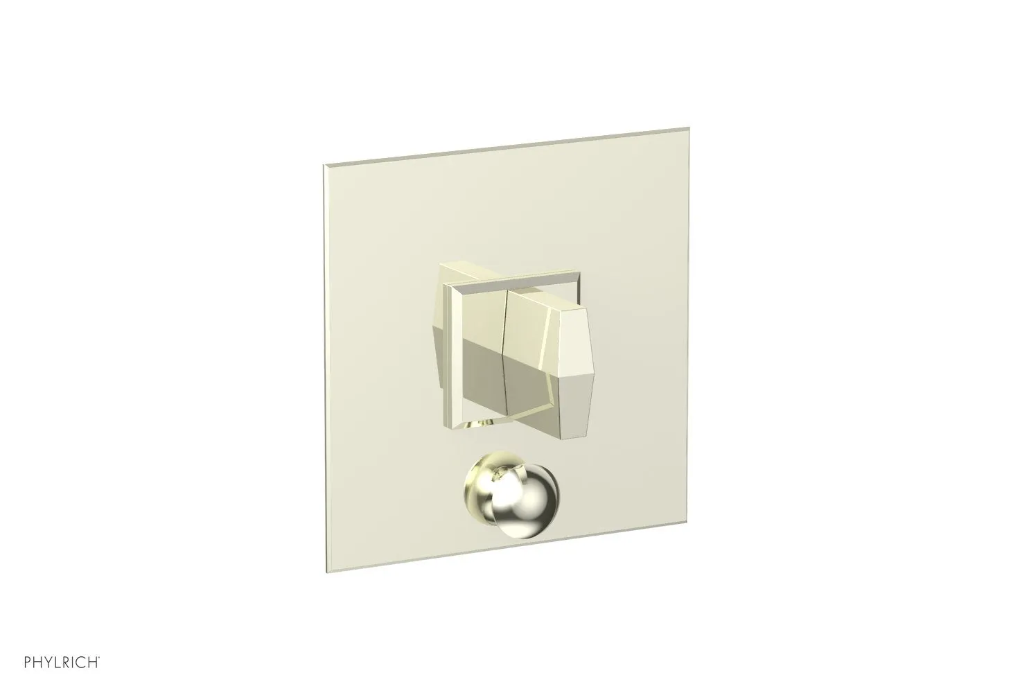 DIAMA Pressure Balance Shower Plate with Diverter and Handle Trim Set 4-561