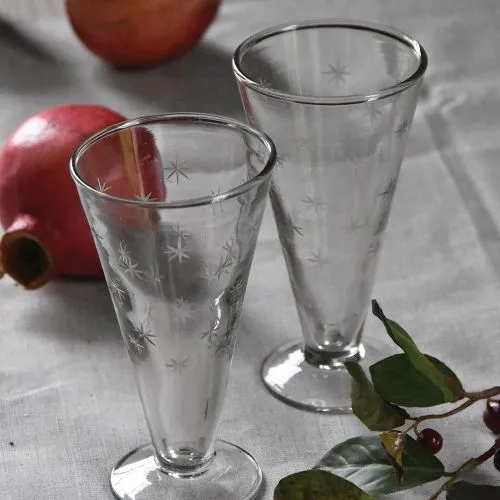 Etched Prosecco Glass - Two Styles
