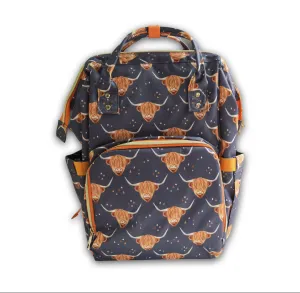 Highland Cow Diaper Bag (3 Styles)