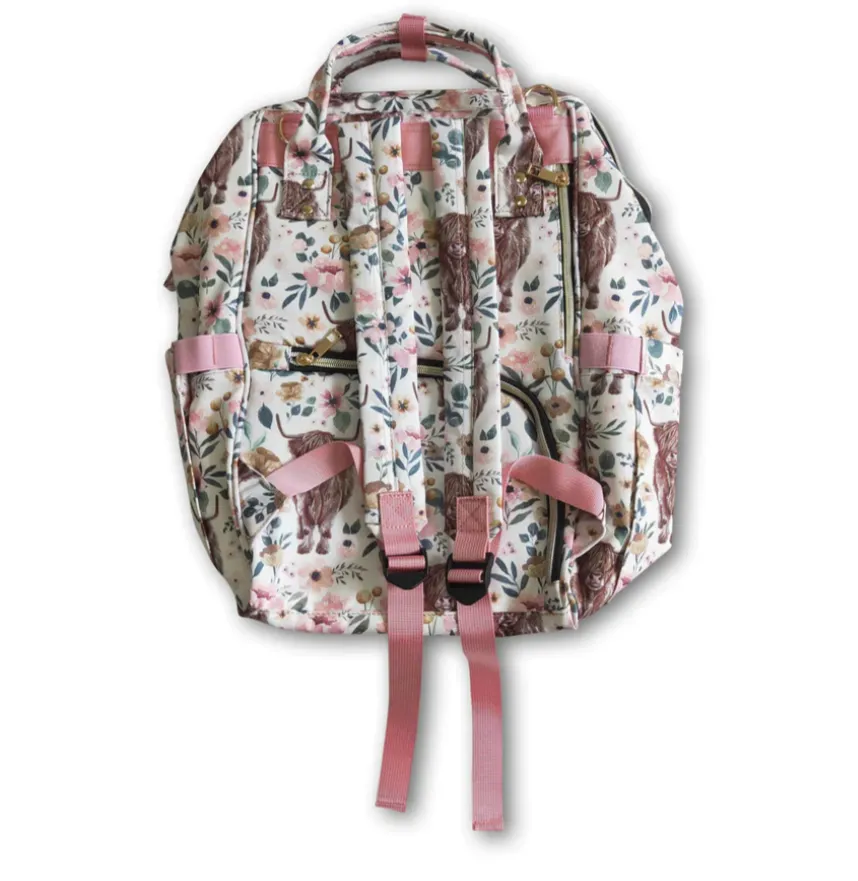 Highland Cow Diaper Bag (3 Styles)