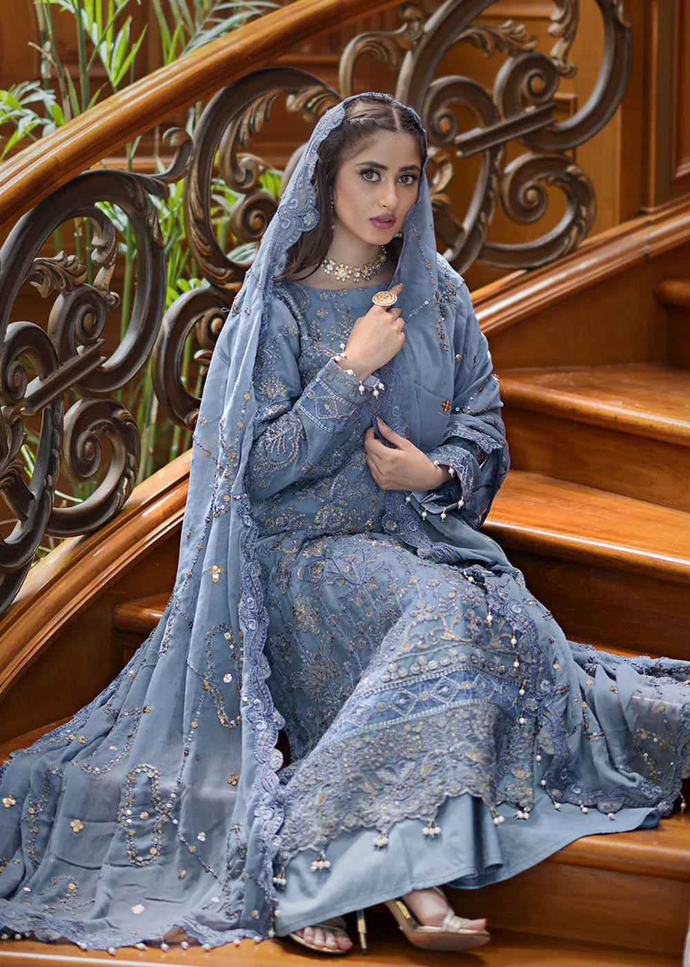 Ishq Aatish Luxury Chiffon '23 by Emaan Adeel | RUMEYSA