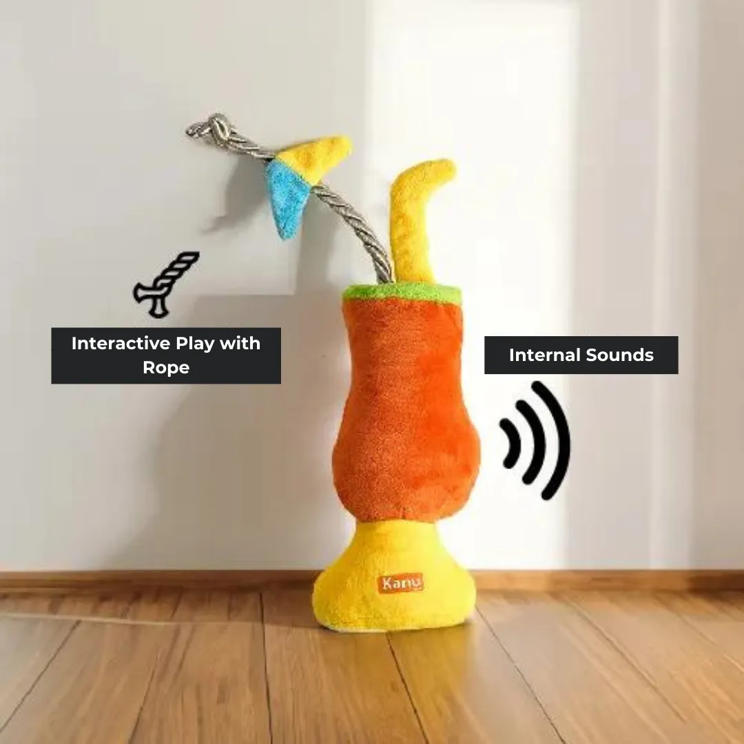 Kanu Pet Plush Cocktail Dog Toy