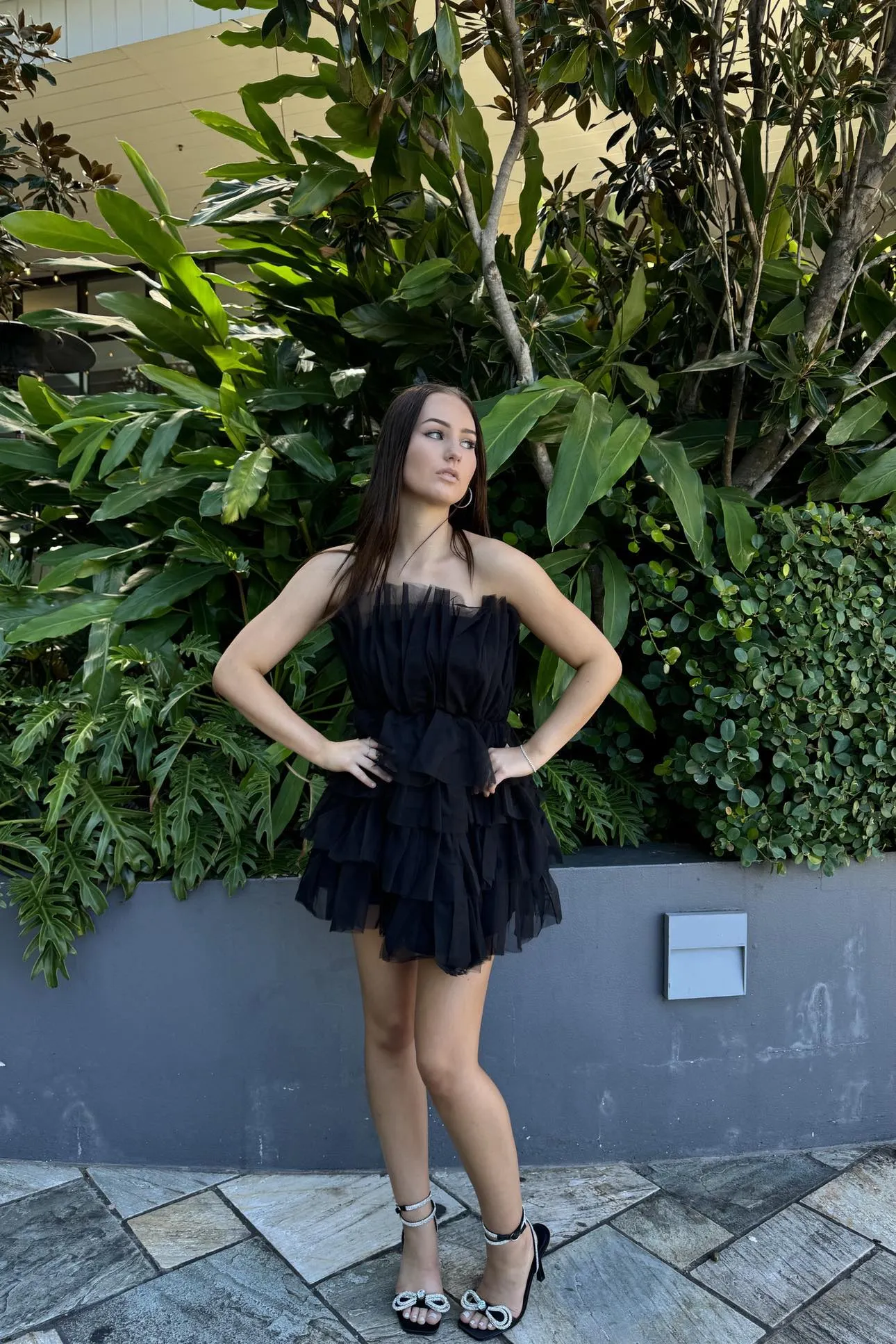 Kyrie Mini Dress - Black