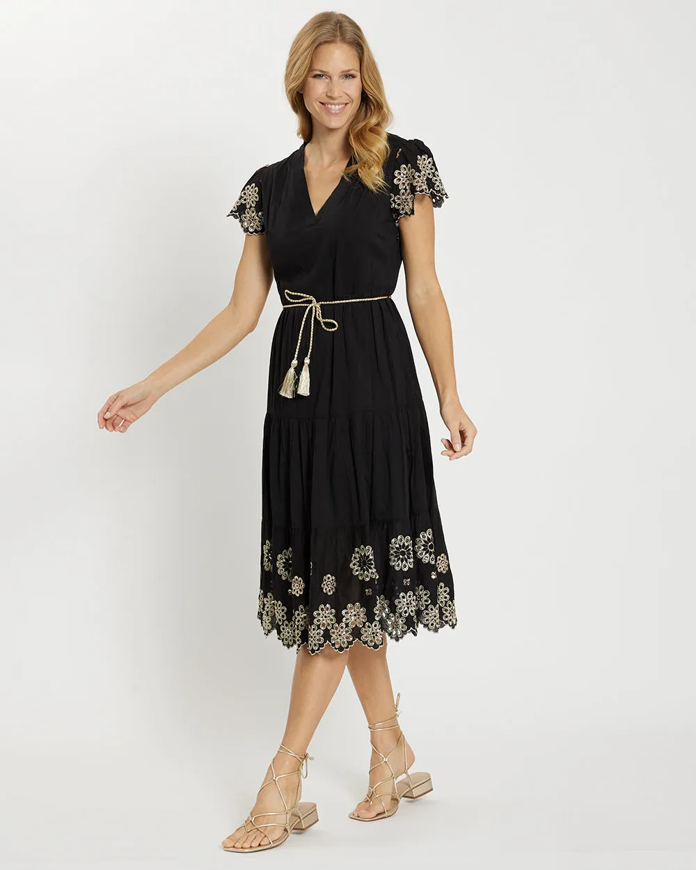 Libby Dress - Embroidered Cotton