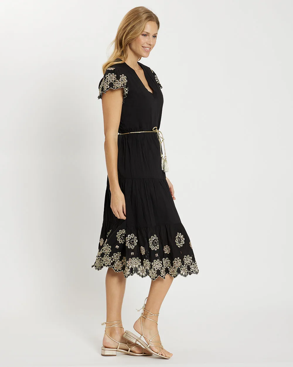 Libby Dress - Embroidered Cotton