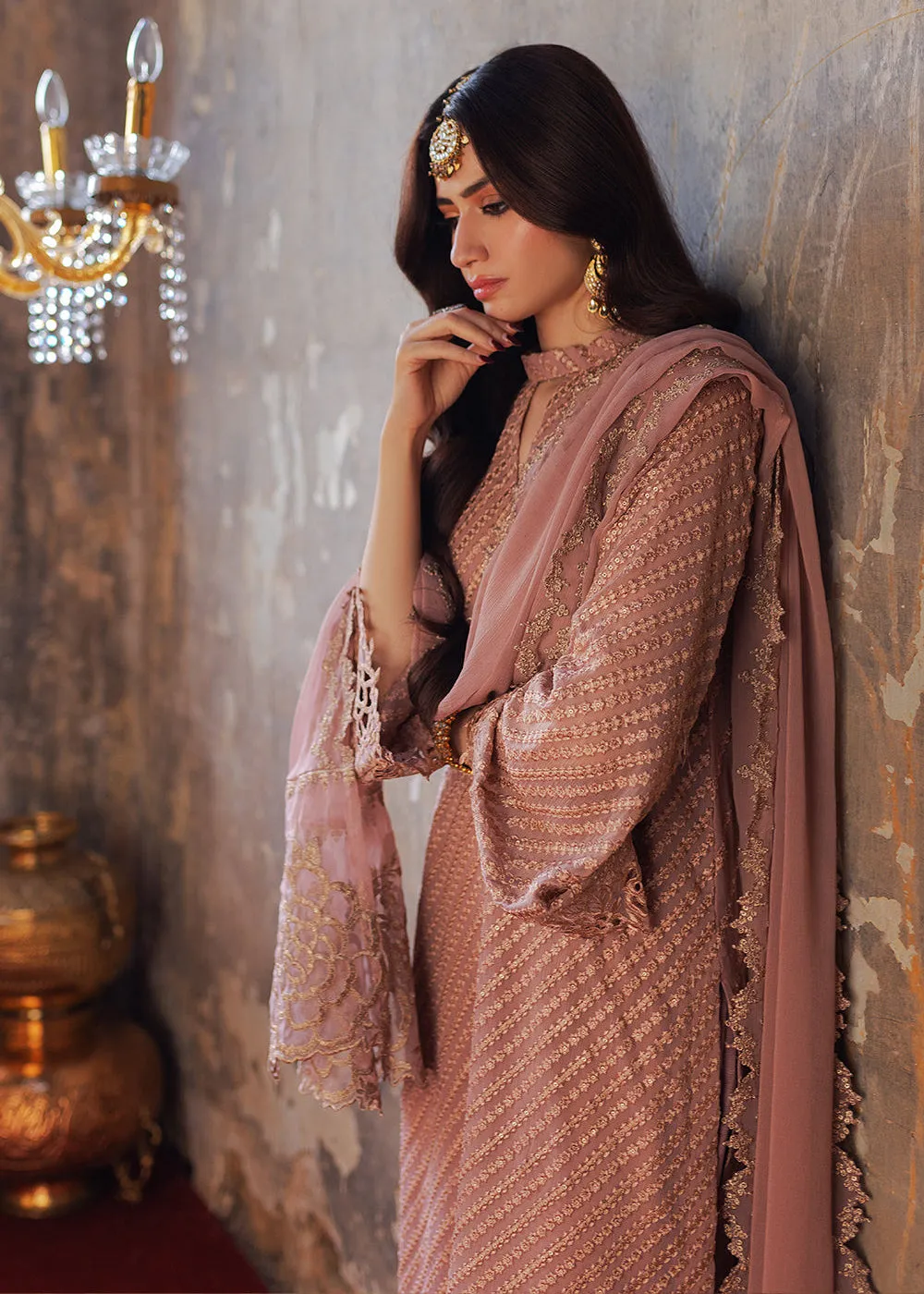 Luxe 3 Pcs Festive Embroidered Formals '24 by Azure | Azalea