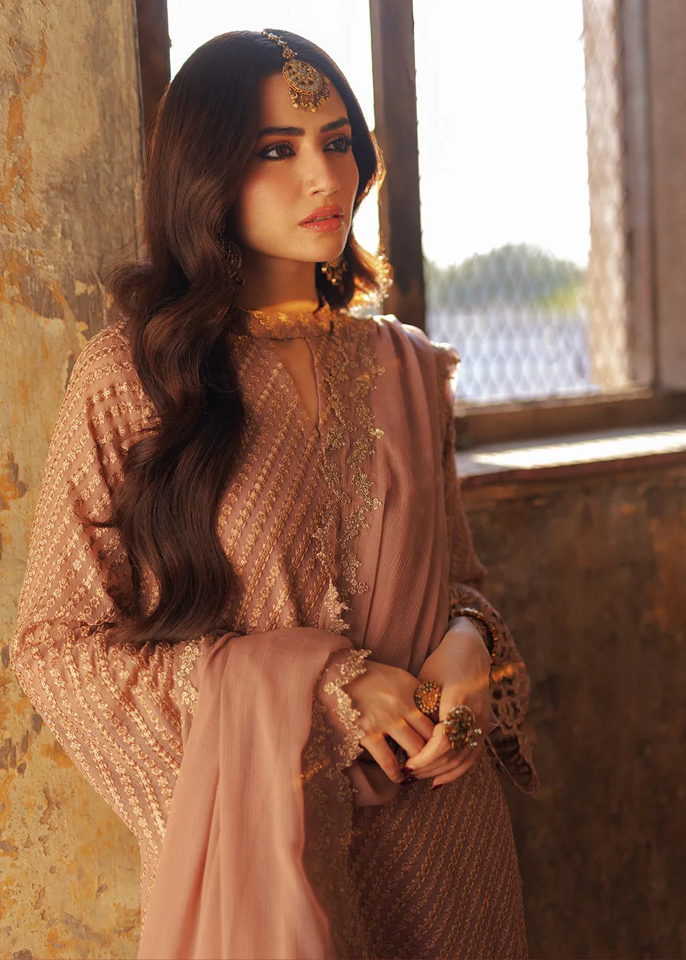Luxe 3 Pcs Festive Embroidered Formals '24 by Azure | Azalea