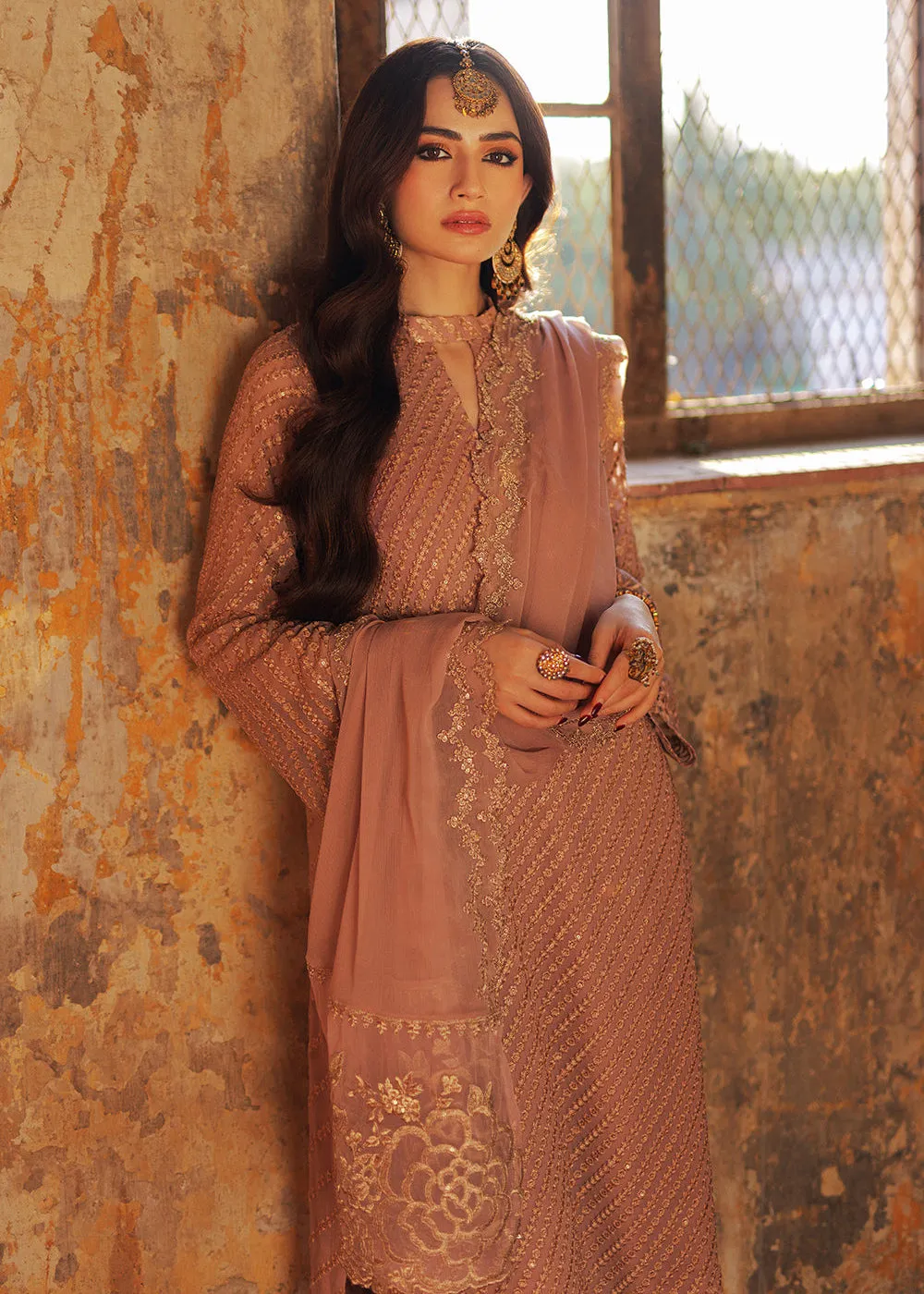 Luxe 3 Pcs Festive Embroidered Formals '24 by Azure | Azalea