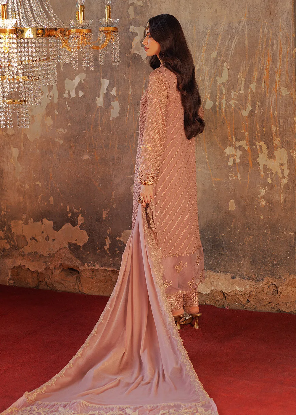 Luxe 3 Pcs Festive Embroidered Formals '24 by Azure | Azalea