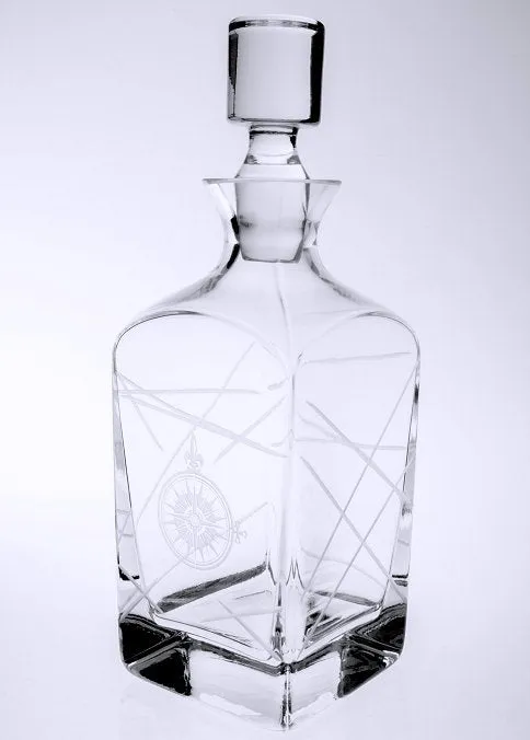 Navigator Compass Rose Whiskey Set