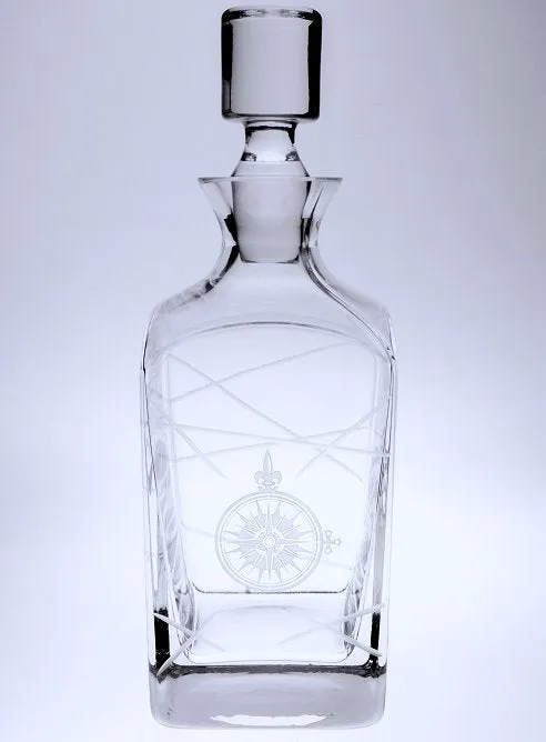 Navigator Compass Rose Whiskey Set