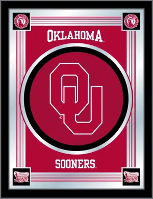 Oklahoma Sooners Holland Bar Stool Co. Collector Red Logo Mirror (17" x 22")
