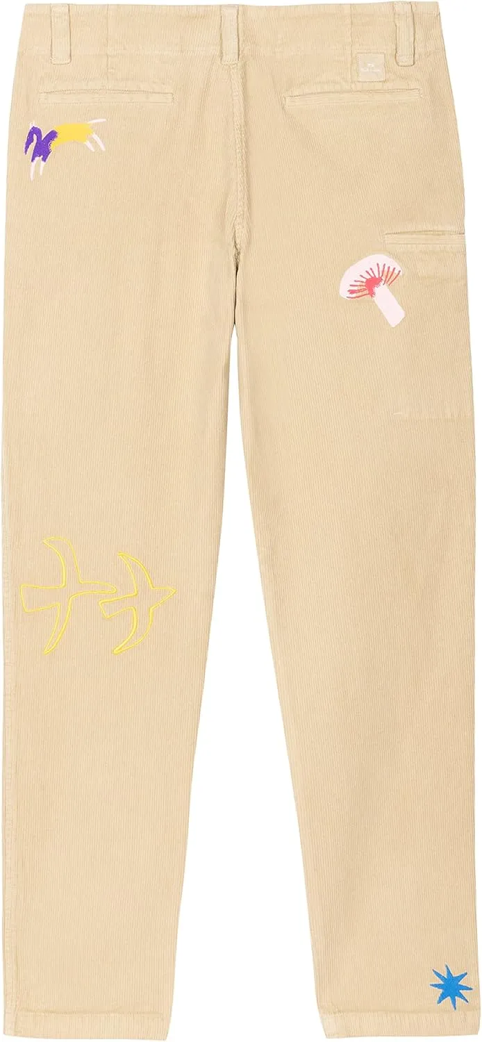 Paul Smith Ps Mens Tapered Fit Trouser Embroidered