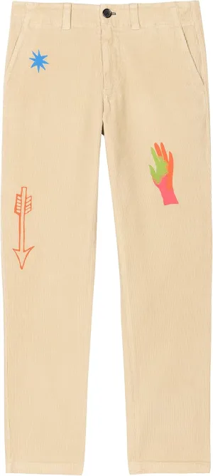 Paul Smith Ps Mens Tapered Fit Trouser Embroidered
