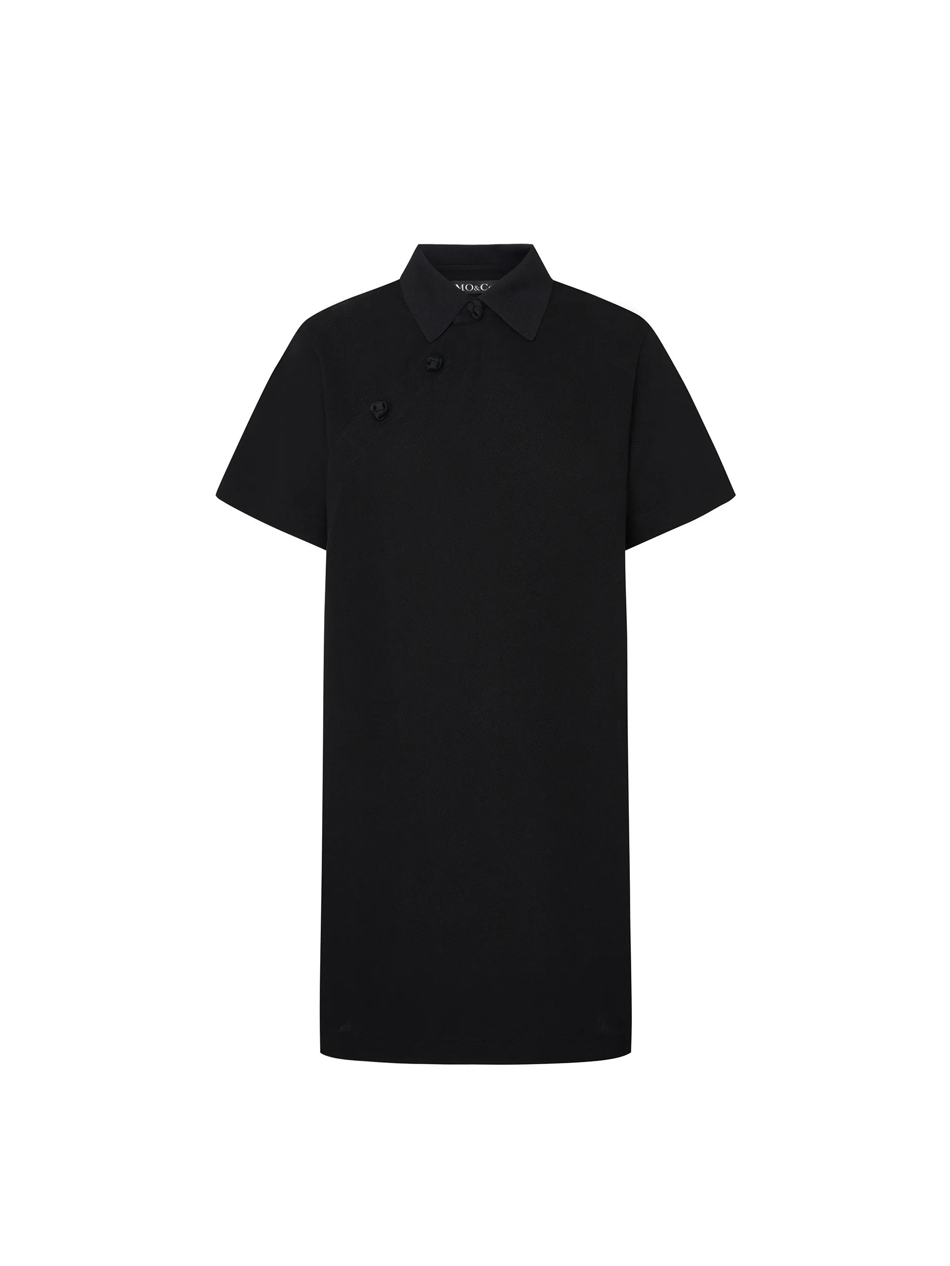 Polo Collar Cotton Dress
