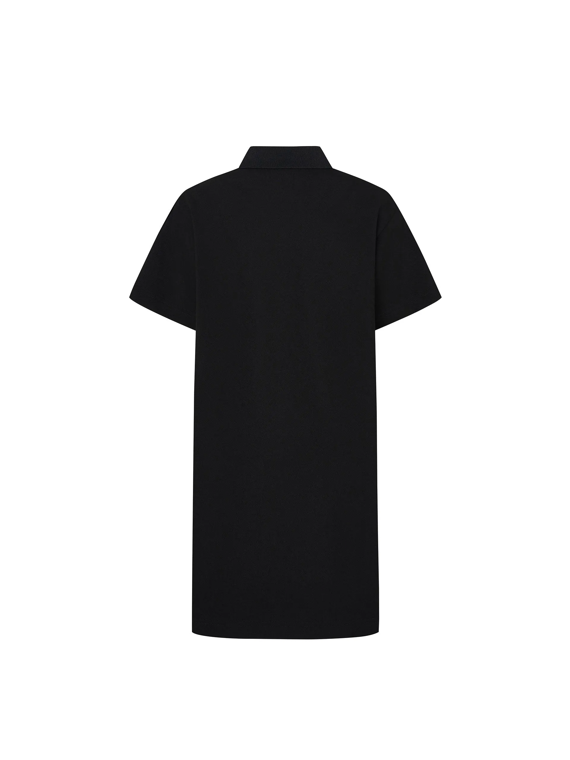 Polo Collar Cotton Dress