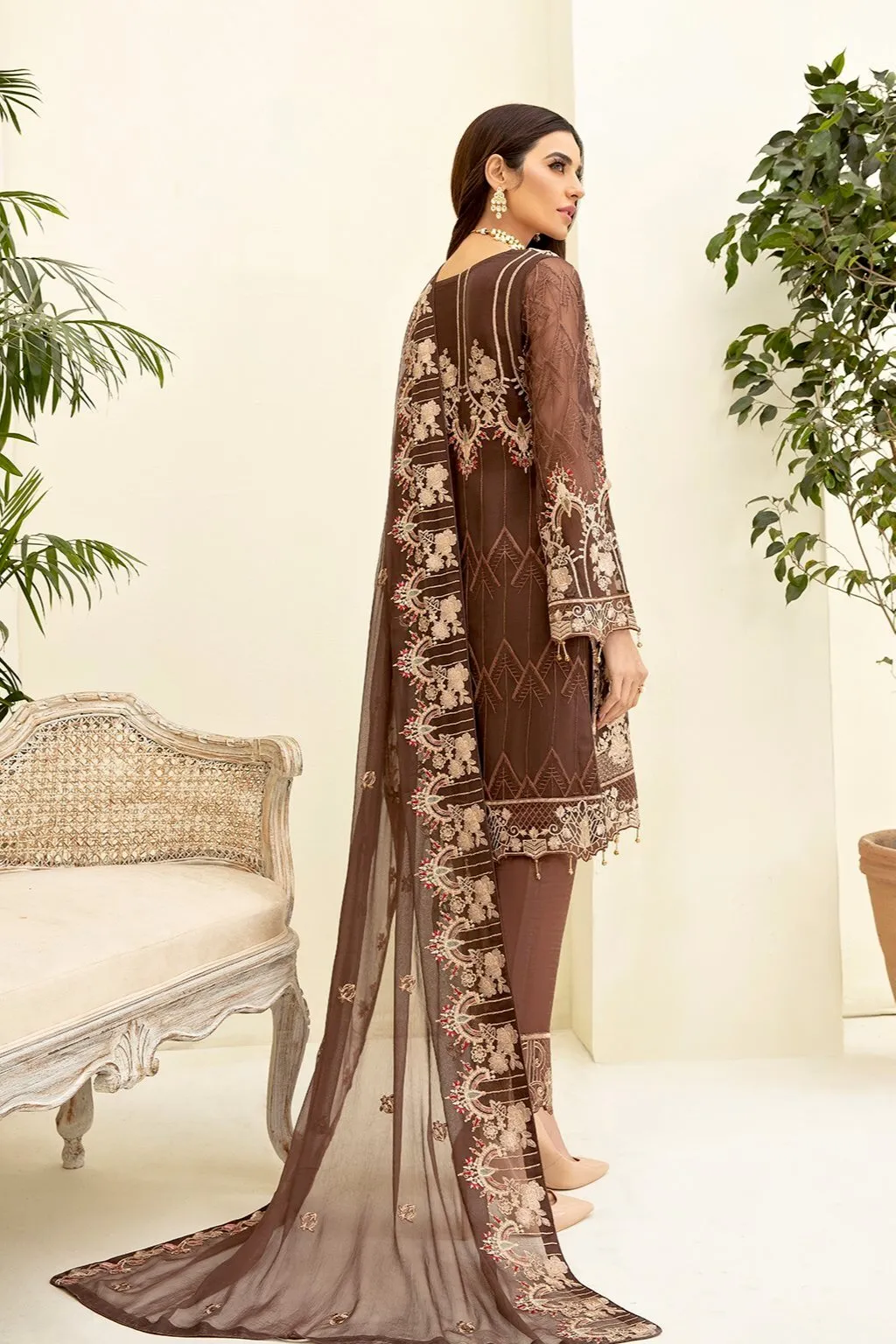 Ramsha Chevron Luxury Chiffon Collection Vol-3 – A-309