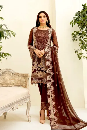 Ramsha Chevron Luxury Chiffon Collection Vol-3 – A-309