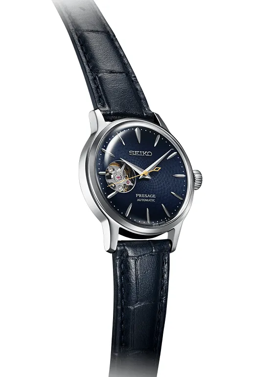 SIKP Watch Cocktail Collection Open Heart Blue Moon