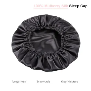 Silk Sleep Cap Charcoal - Dropshipping