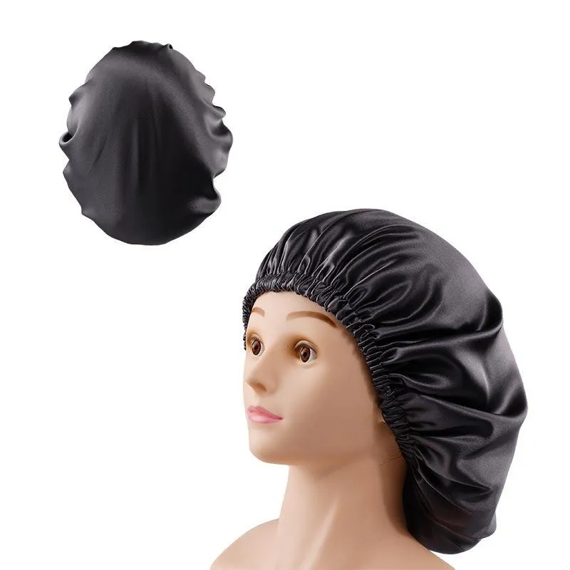 Silk Sleep Cap Charcoal - Dropshipping