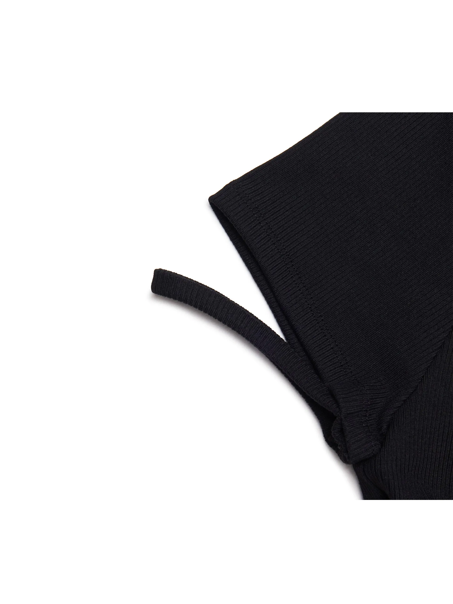 Strap Details Panel Dress