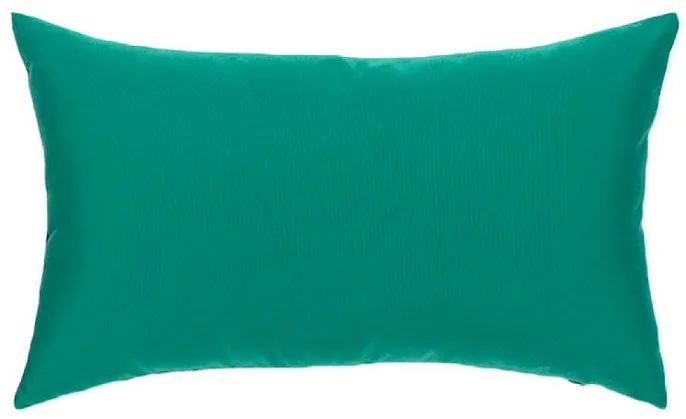 Textured Touch Emerald Sunbrella® Outdoor Pillow