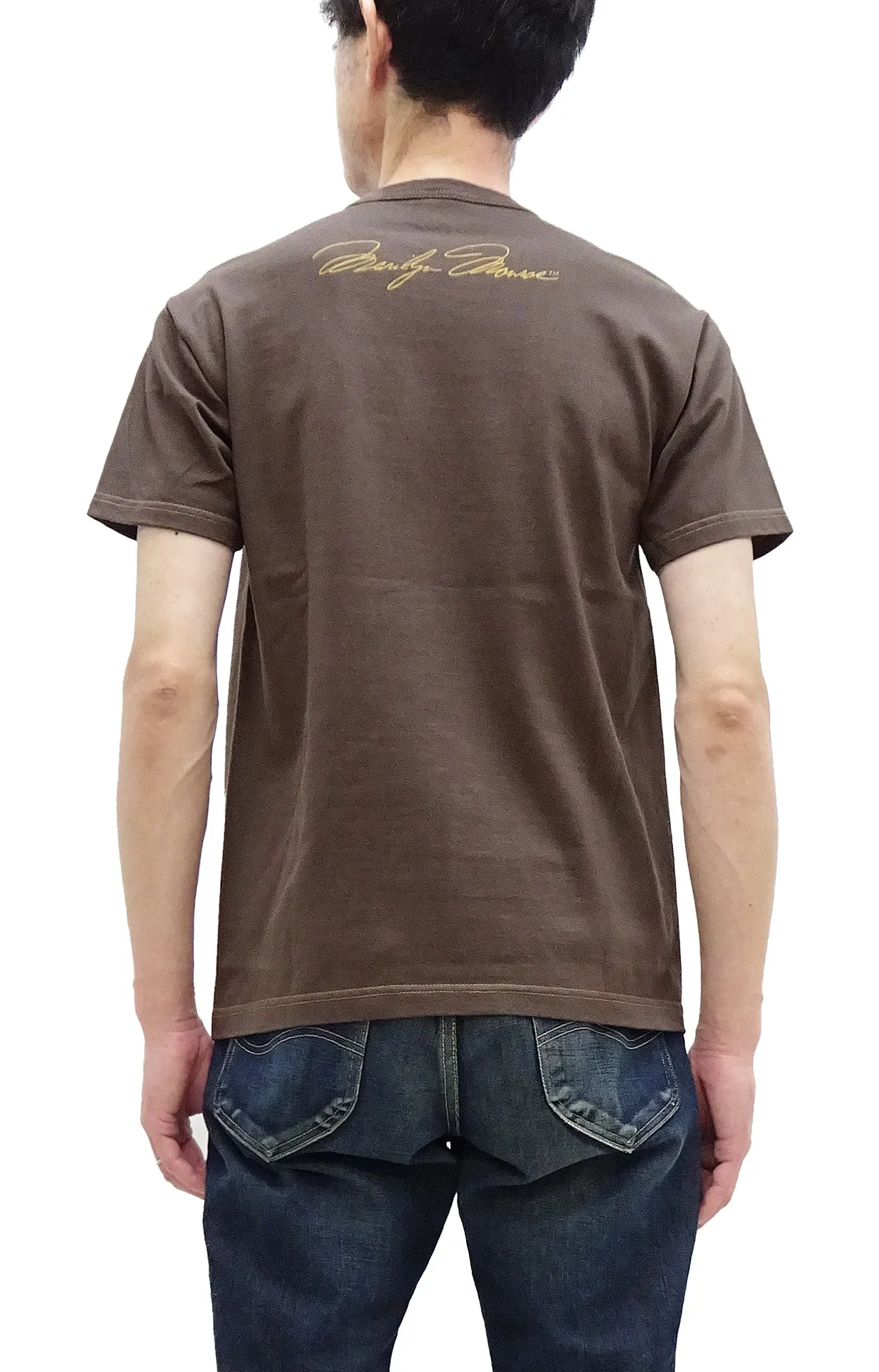 TOYS McCOY T-shirt Men's Marilyn Monroe Graphic Short Sleeve Loopwheeled Tee TMC2415 021 Faded-Dark-Charcoal