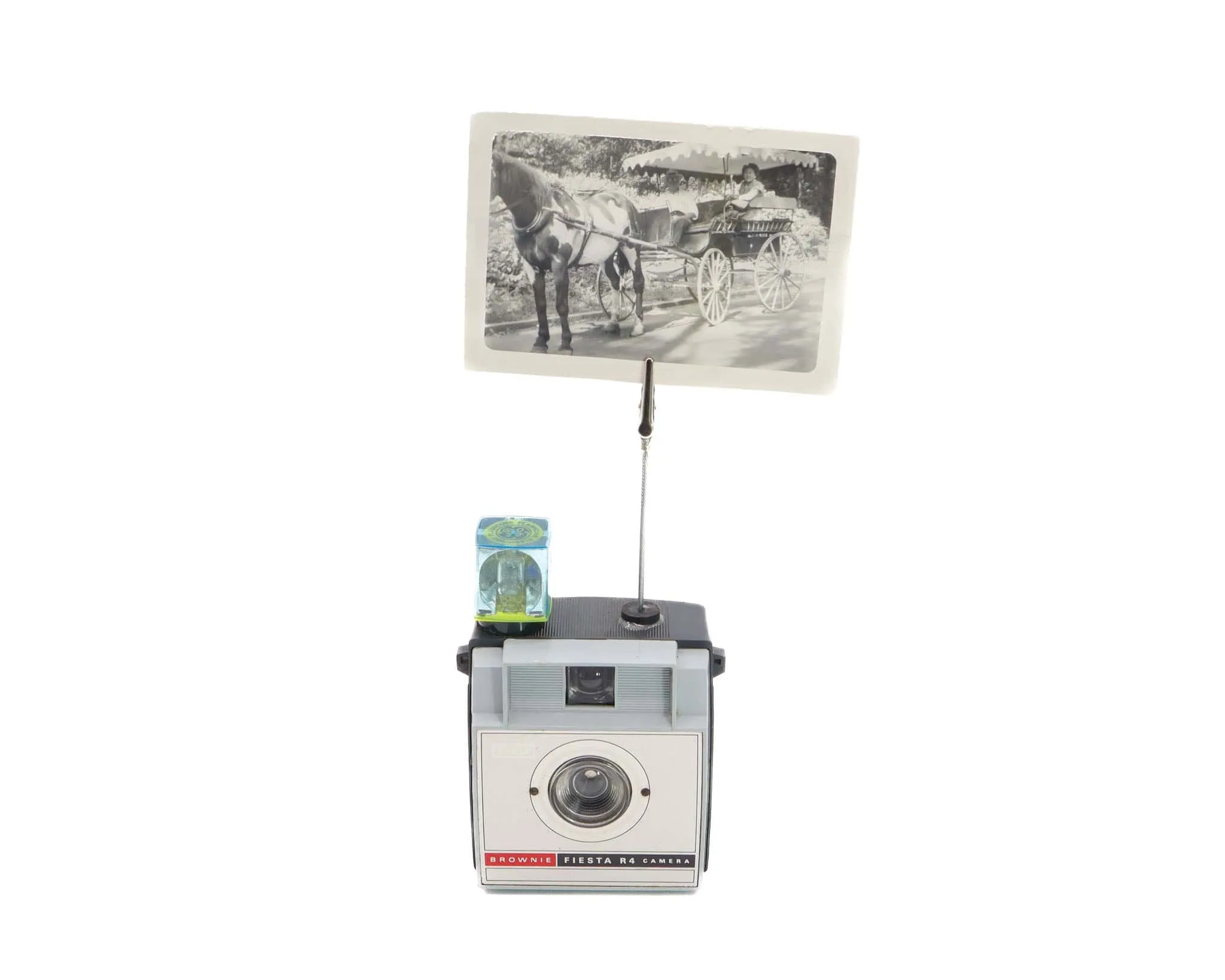 Vintage Camera Photo Holder, Kodak Brownie Fiesta R4 Camera