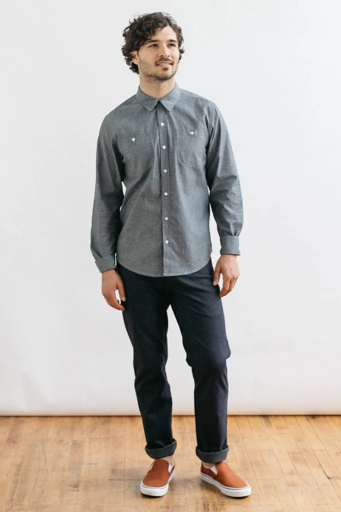 Winslow Tonal Chambray Stripe